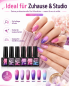 Preview: Set de 6 UV Thermo Gel Sparkle Bloom